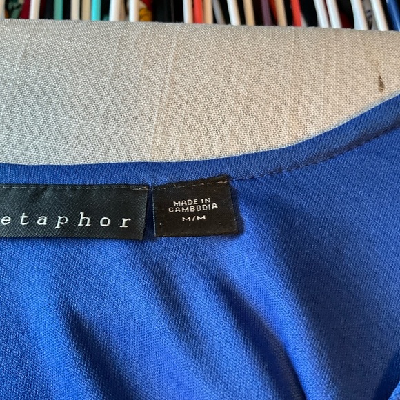 Metaphor Royal Blue Lace Mini Dress - Picture 7 of 9